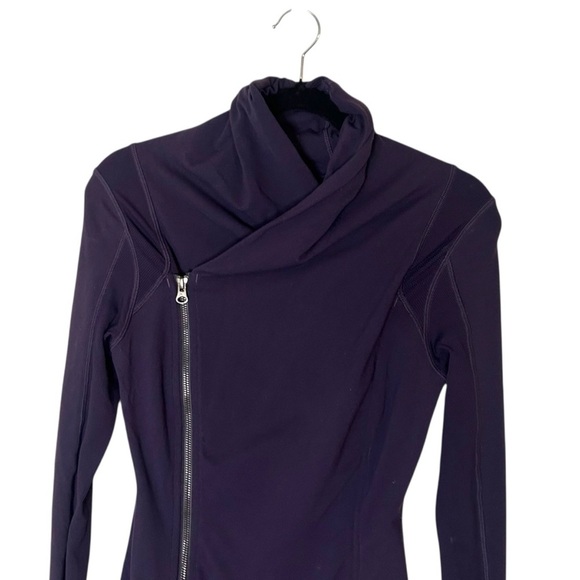 Lululemon Bhakti Yoga Jacket- Black Grape Athletic Jacket- Size 4 - Picture 11 of 15